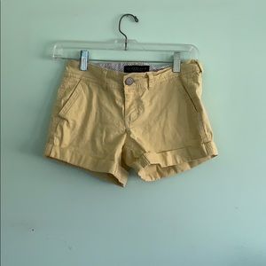 Yellow Aeropostale shorts